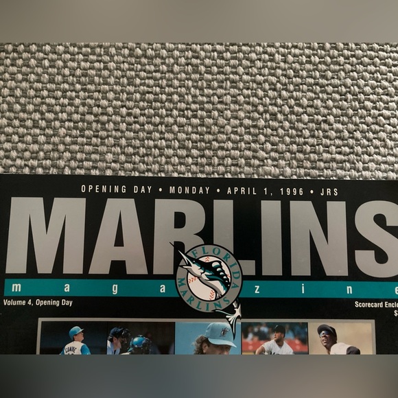 1996 Florida Marlins Opening Day Program - Picture 3 of 5